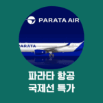 파라타 항공 일본 국제선 특가