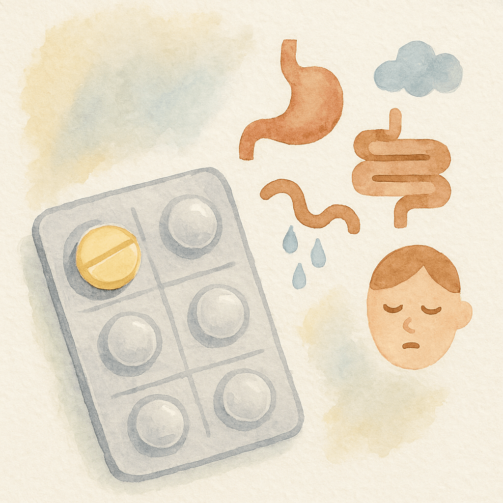 가스모틴정 5mg 효능과 금기 사항 | 설사, 변비, 졸음 부작용 있을까?