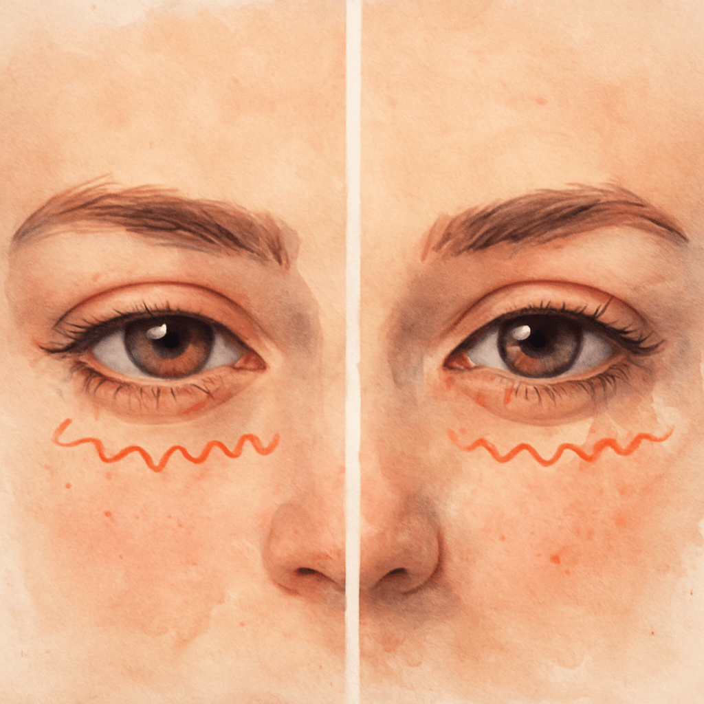 눈 떨림 원인 위치별 구별 - 위 눈꺼풀 vs 아래 눈꺼풀