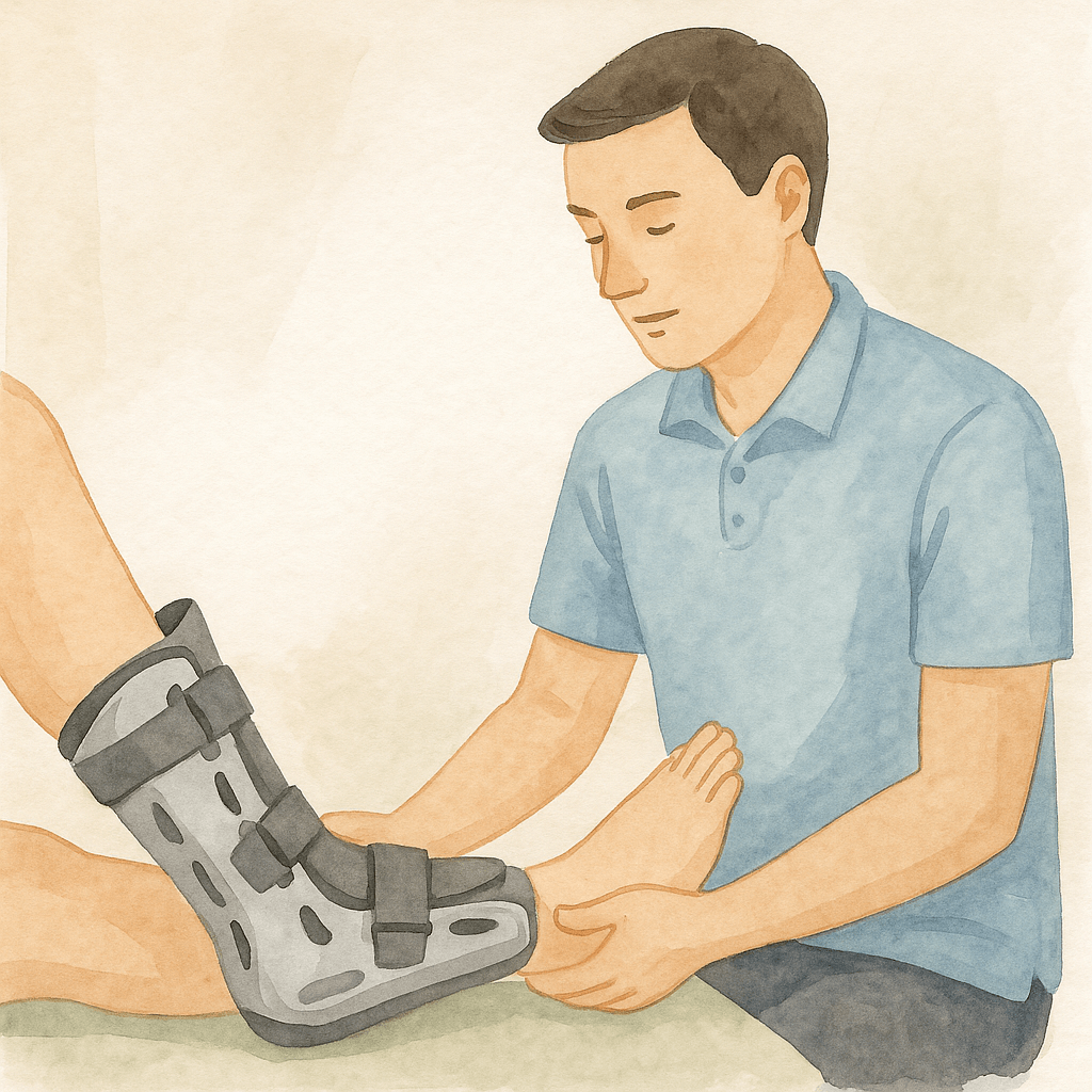 발목 부목 착용 기간 | 물리치료사가 알려주는 3가지 실수