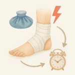 발목 삐었을 때 대처방법 그리고 회복기간