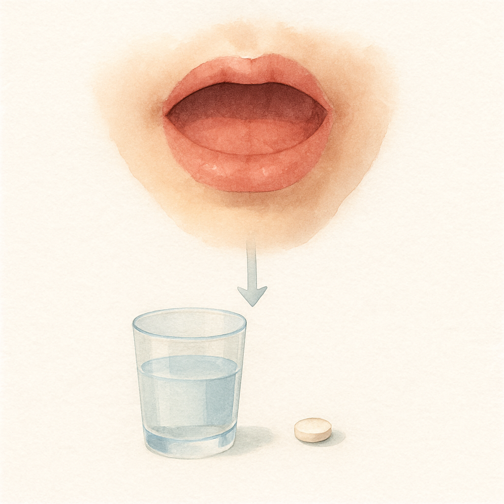 설하정 복용법, 삼키면 안 되는 이유와 올바른 복용 방법 5단계