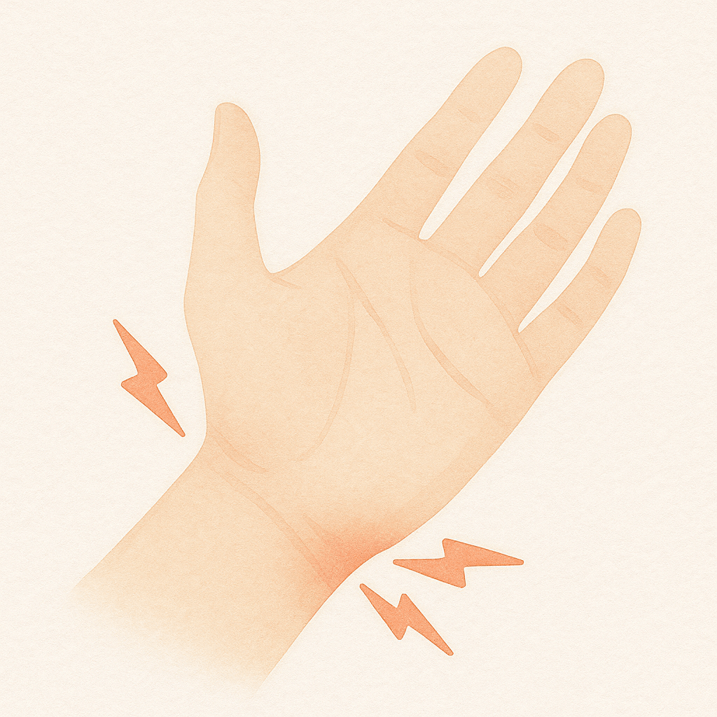 손목 통증 부위별 원인 구별법 - 엄지쪽 vs 새끼손가락쪽 자가진단