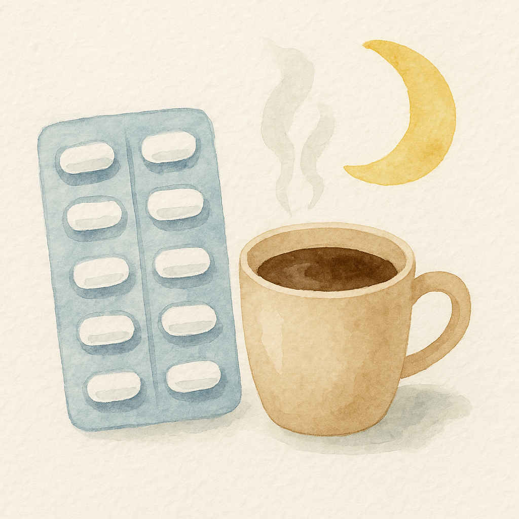 슈다펜정 부작용 직접 겪어본 후기 (카페인, 졸음, 불면, 술 음주 주의사항까지)