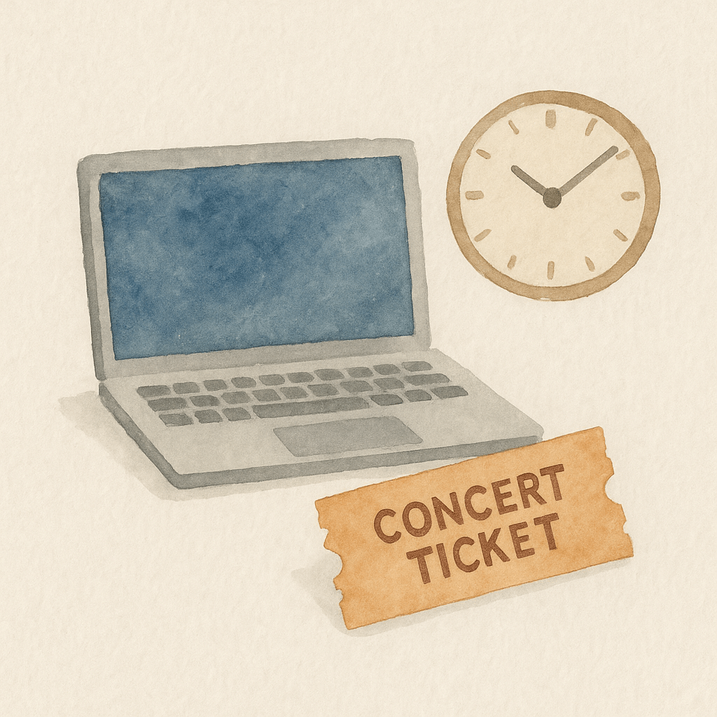 콘서트 티켓 예매, 서버 시간 확인으로 성공률 높이는 법 3가지 네이비즘 활용하기