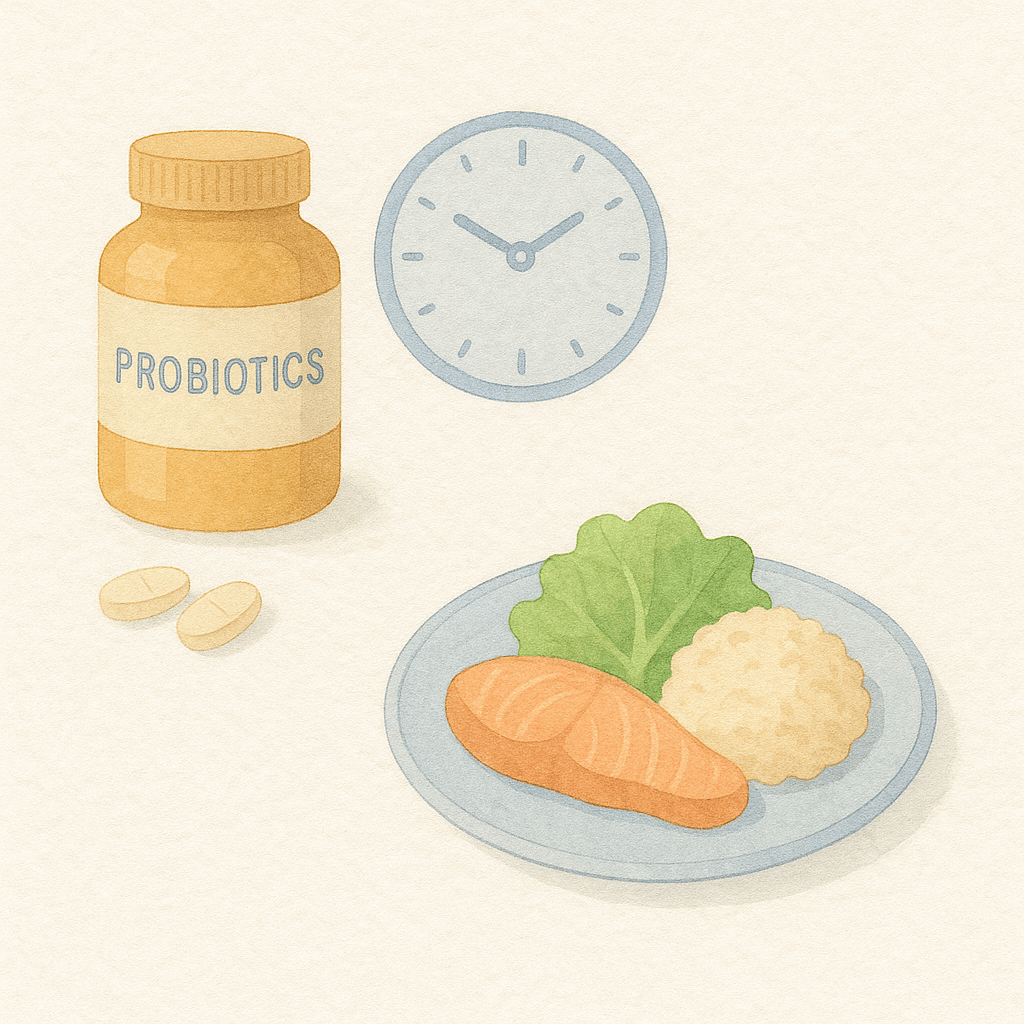 프로바이오틱스 복용 시간 | 식전 vs 식후 효과 차이 완벽 비교