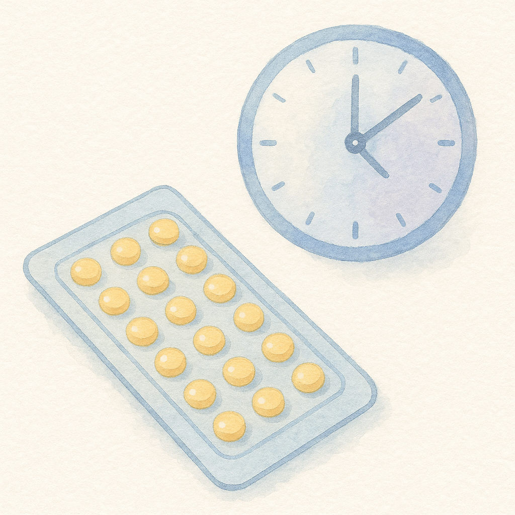 피임약 효과 시간 | 복용 후 몇 시간부터 효과 있을까?
