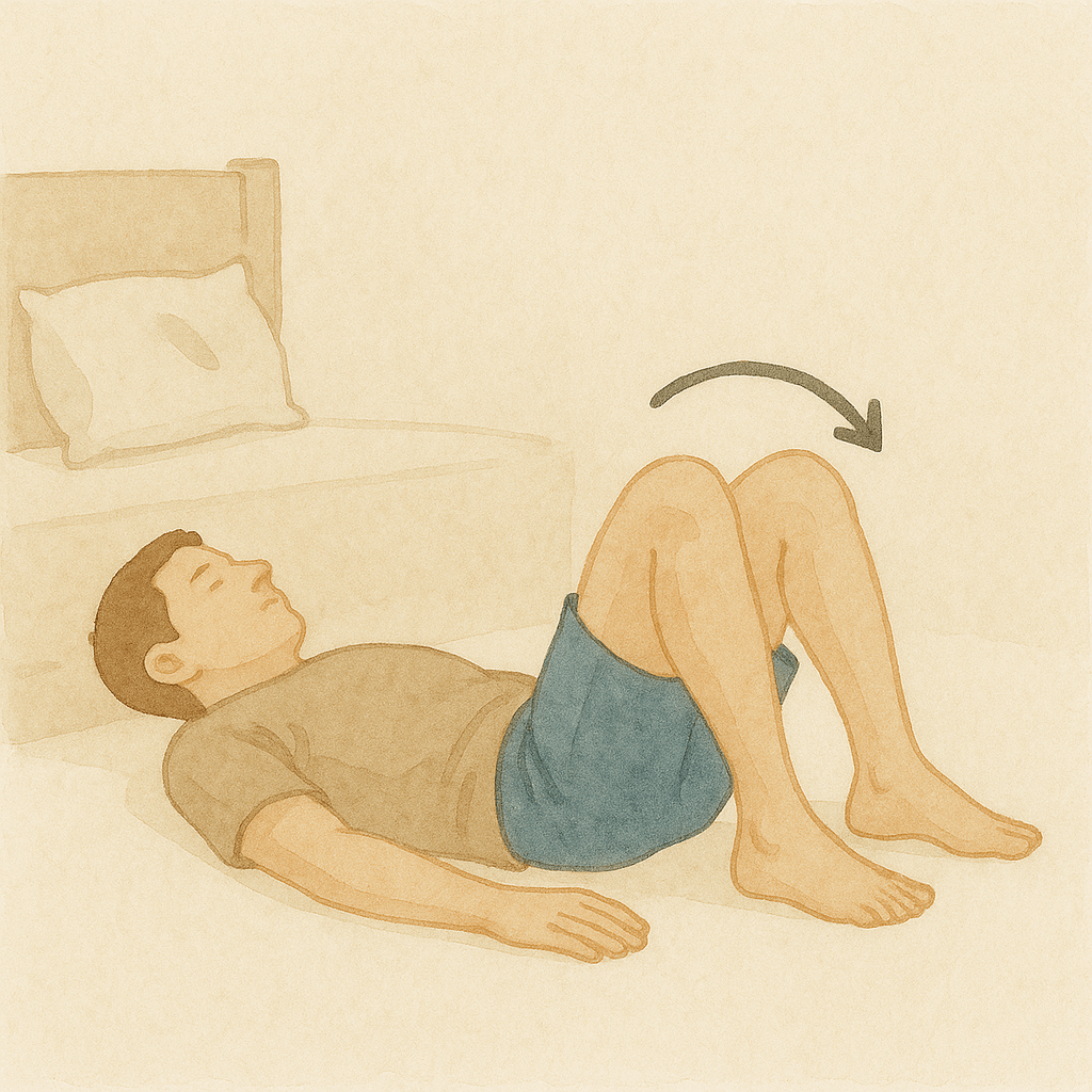 허리디스크 환자 운동 순서, 1단계부터 3단계까지 따라하기