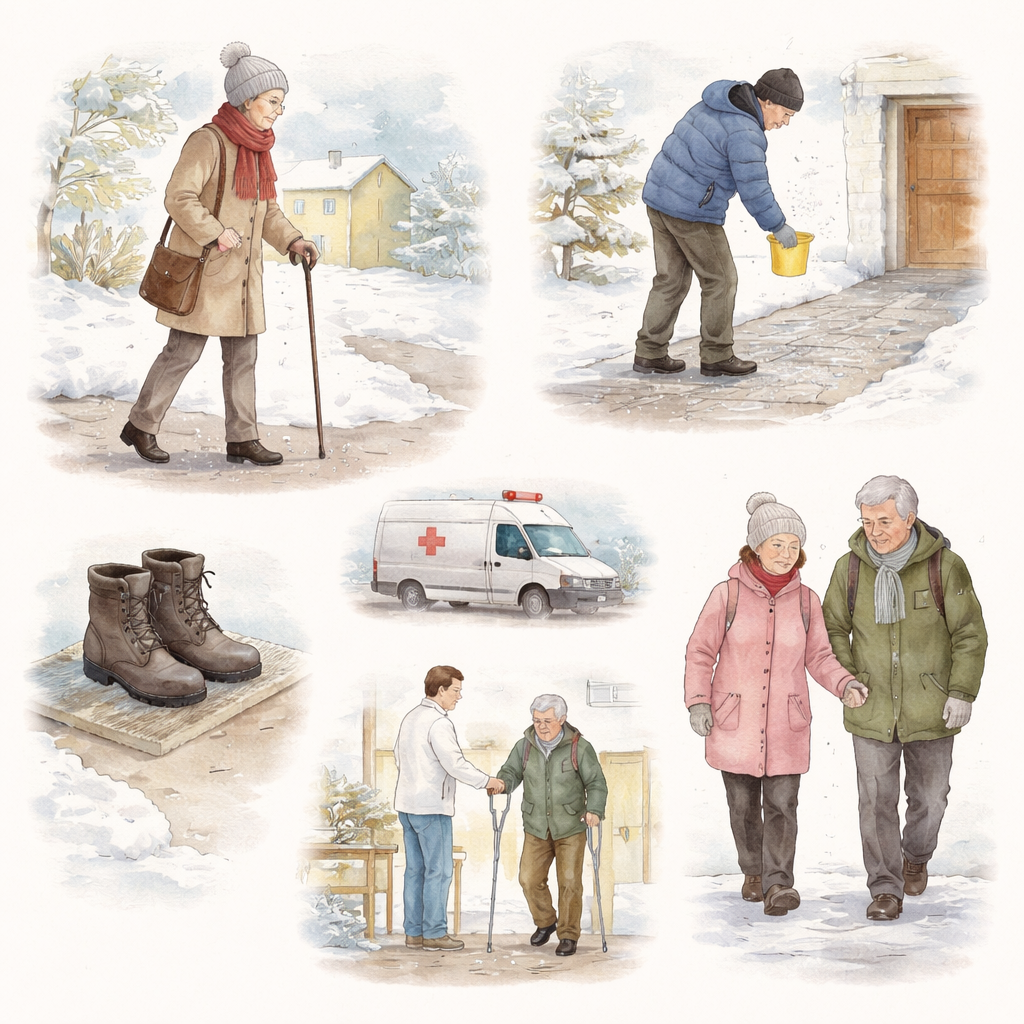 겨울철 낙상사고 예방법 5가지