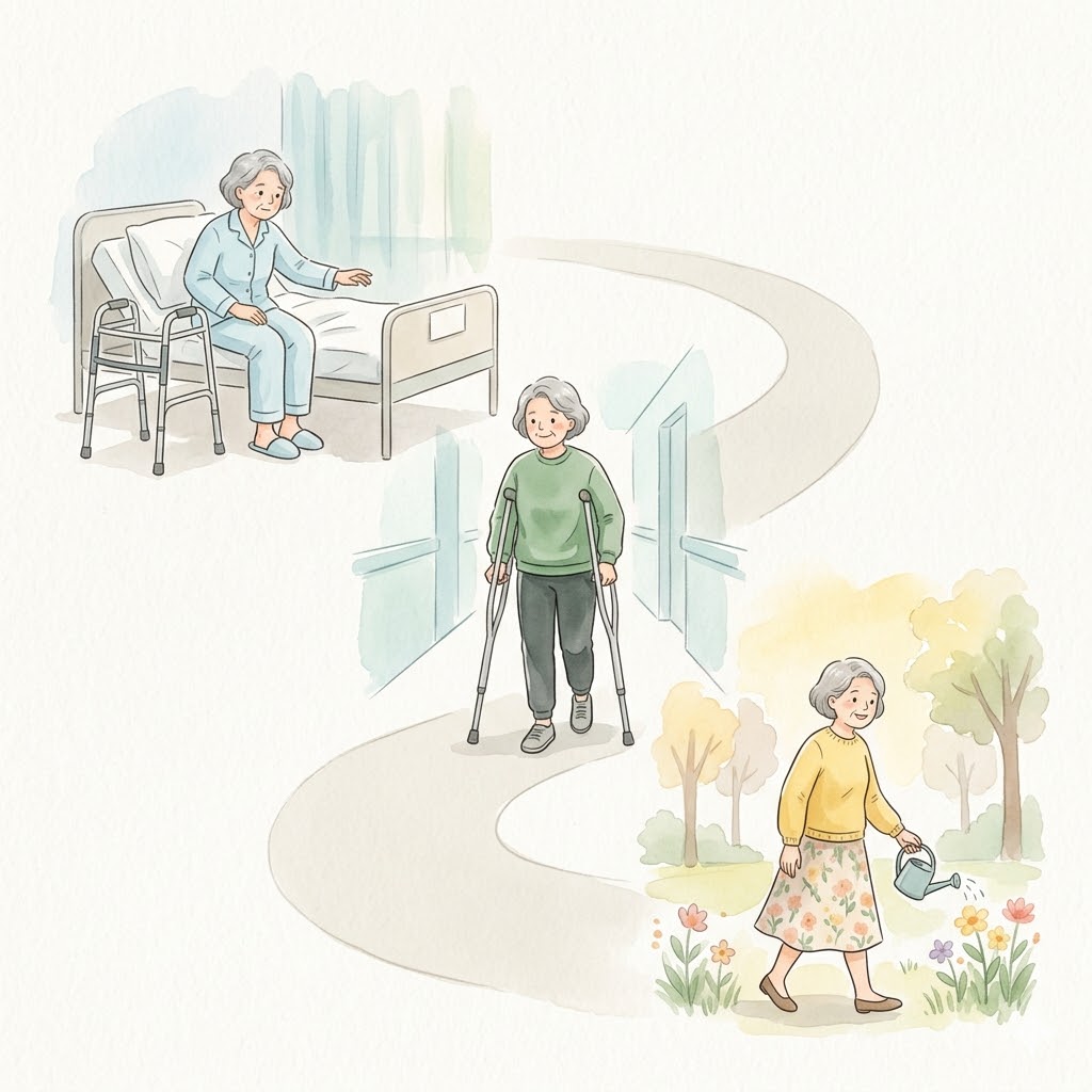 고관절 치환술 회복기간 수술 후 걷기부터 퇴원까지 단계별 안내