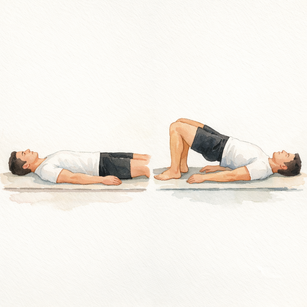 브릿지 운동 효과 3개월 후기 | 엉덩이랑 허리가 진짜 달라질까?