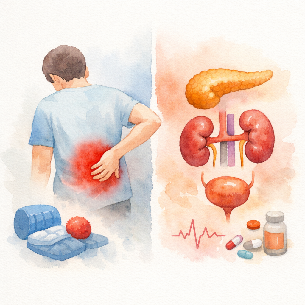 왼쪽 허리 통증 원인 5가지 | 췌장 문제일 때 느낌은 이렇게 다릅니다
