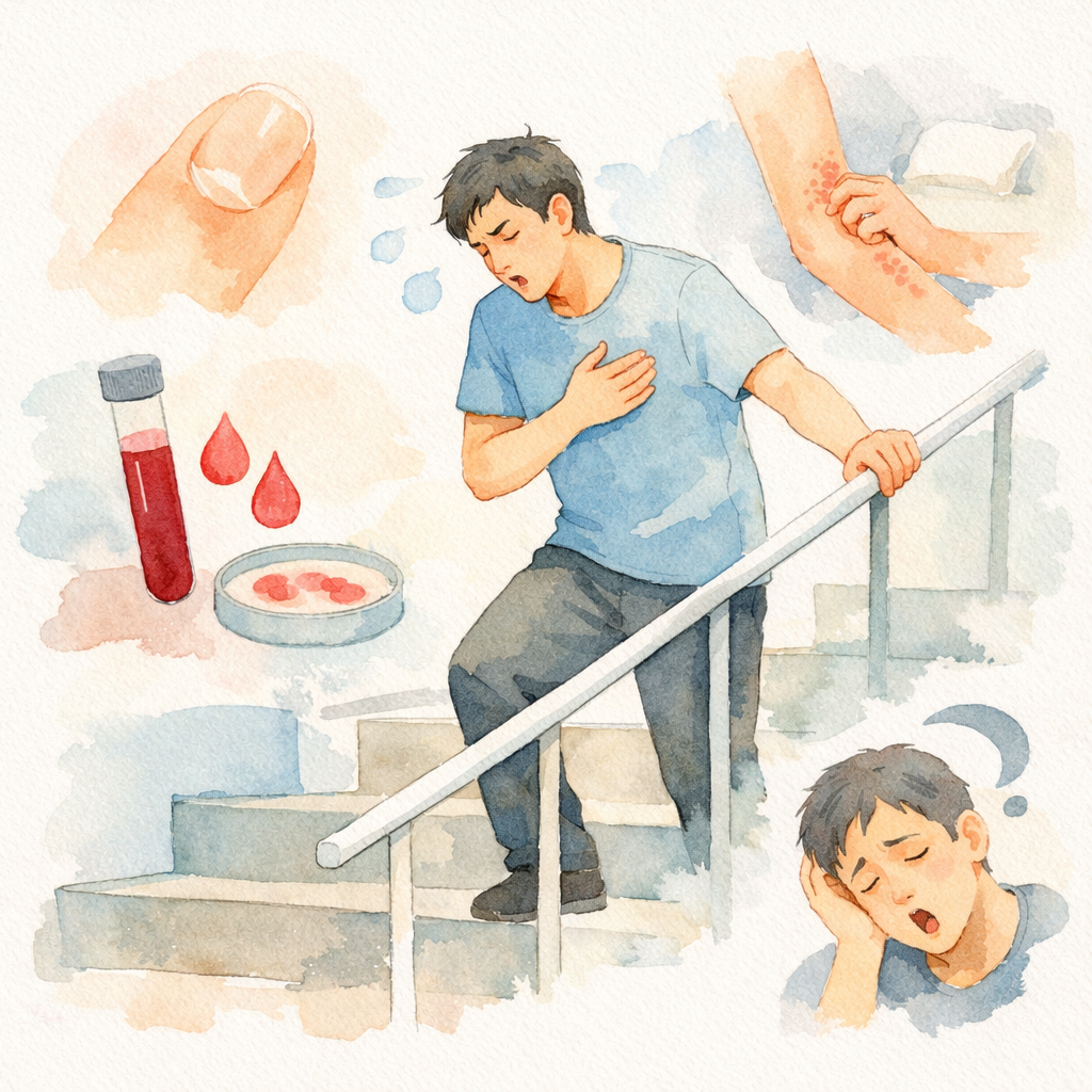 철분이 부족하면 나타나는 증상 7가지 | 남자도 예외 아닙니다