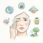 눈 경련 멈추기 5가지 방법