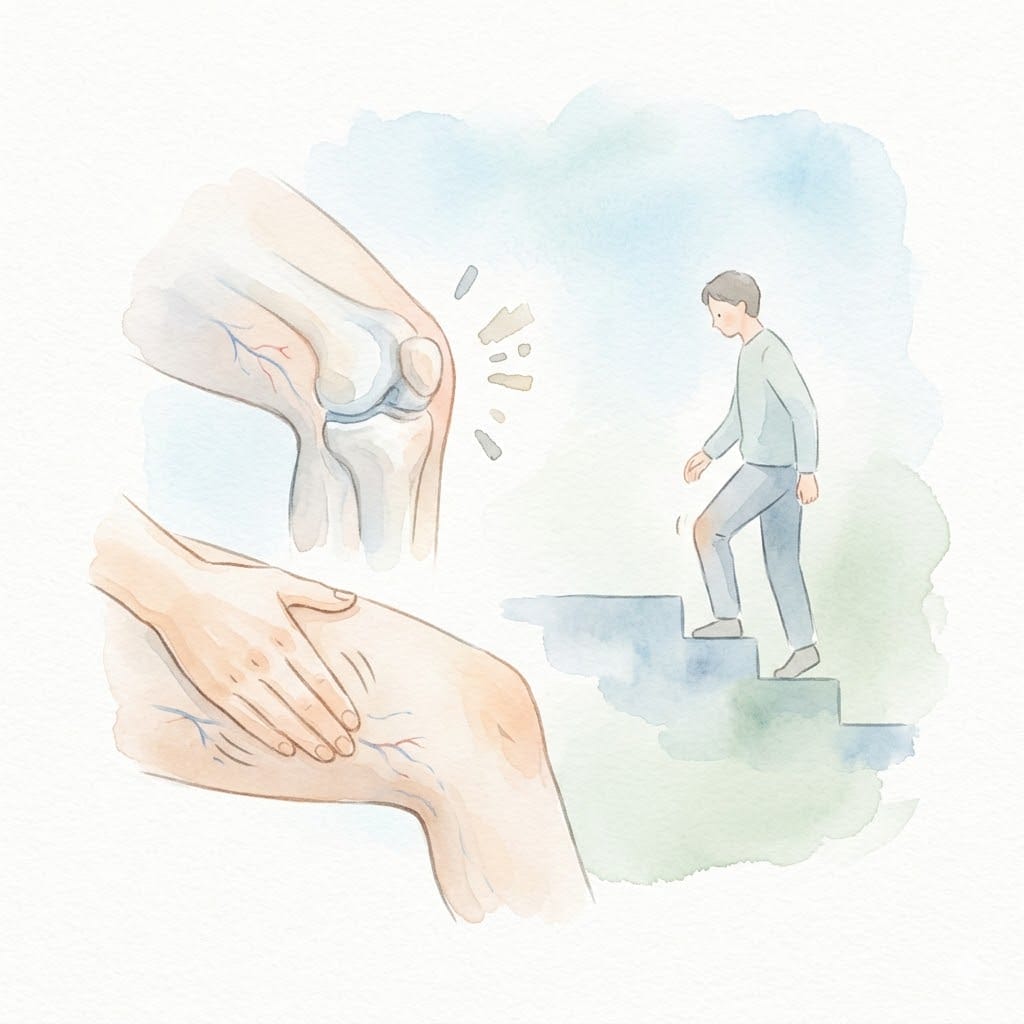 50대 무릎관절염 초기증상 7가지 허벅지 힘 빠지면 이미 시작된 겁니다