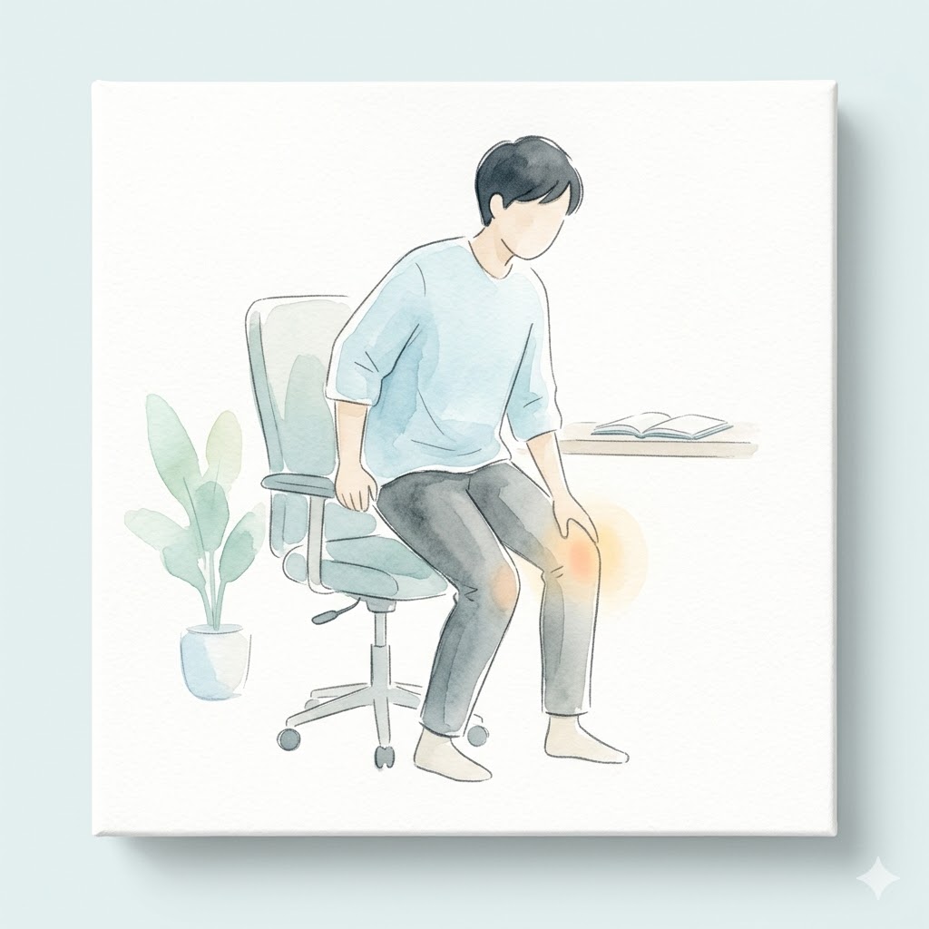 무릎 연골연화증 자가진단 체크리스트