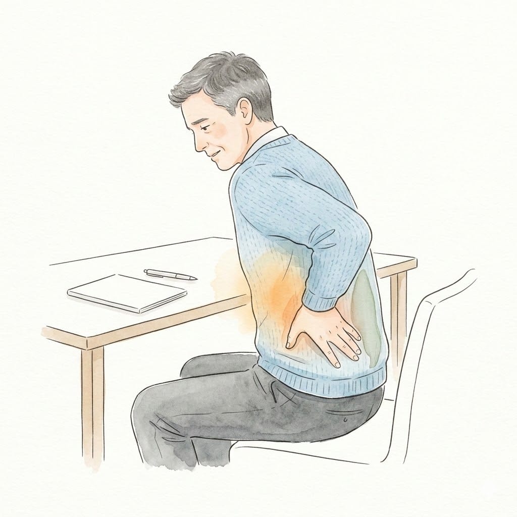 오른쪽 옆구리 뻐근함