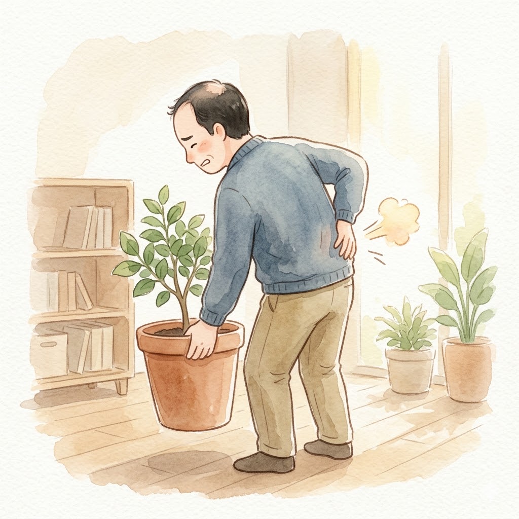 허리 삐끗했을때 즉시 해야 할 5가지