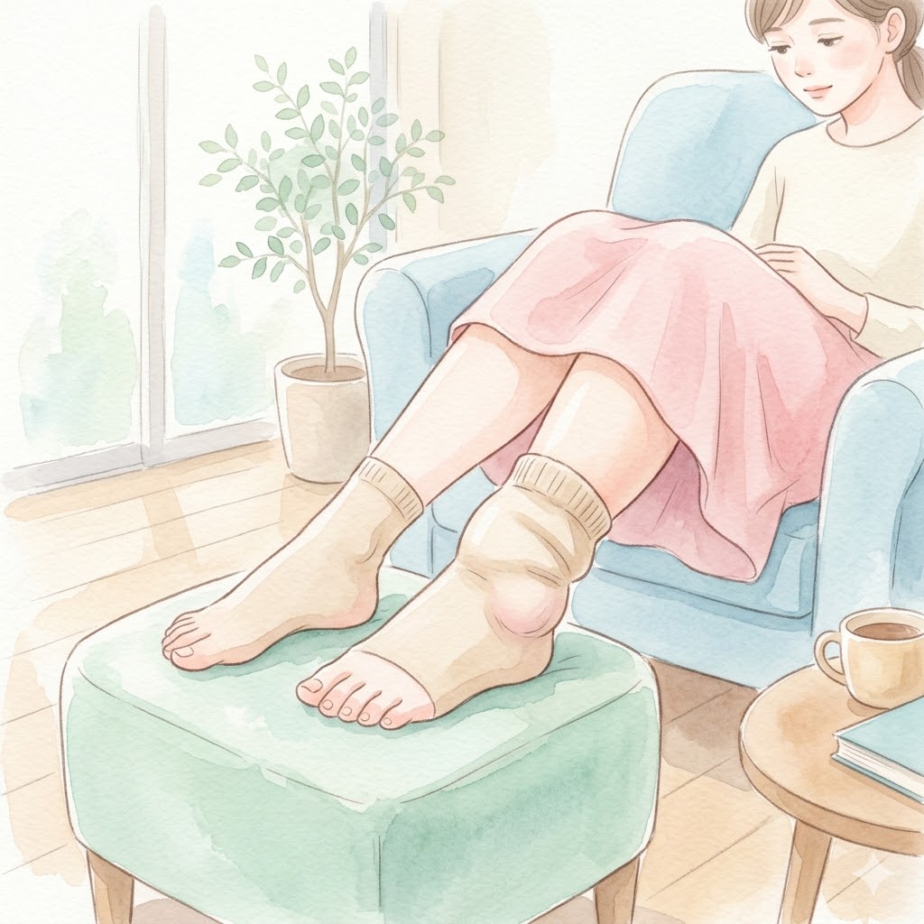 다리가 붓는 이유 8가지와 병원 가야 할 위험 증상을 설명하는 이미지