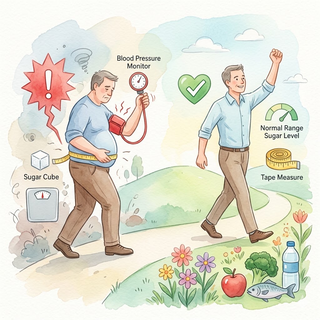 대사증후군 증상 진단 기준 5가지 | 피해야 할 음식 총정리