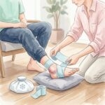 발목 접질렀을 때 대처방법 5단계 회복기간 빨리 낫는법