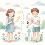 중추성 성조숙증과 말초성 성조숙증 원인 분류 그림