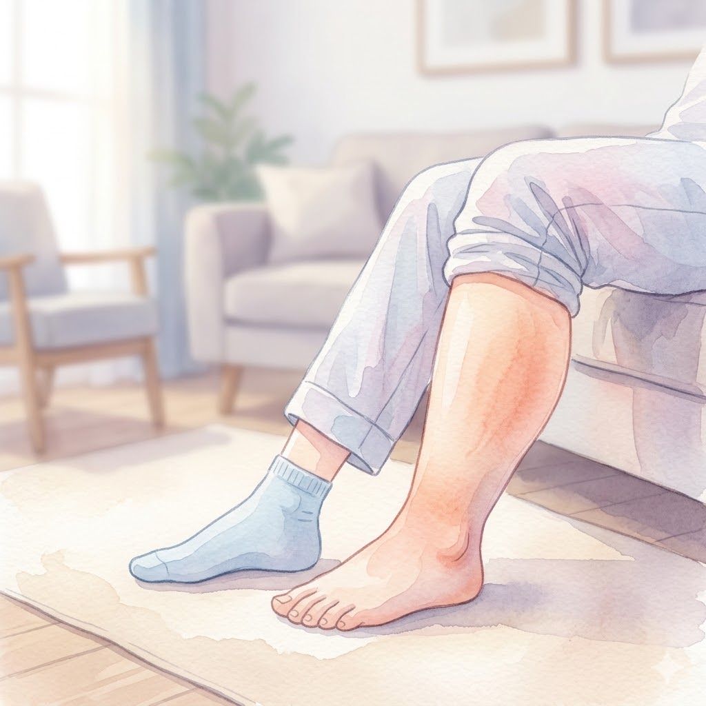 심부정맥혈전증 증상과 치료, 자가 진단 방법을 설명하는 이미지