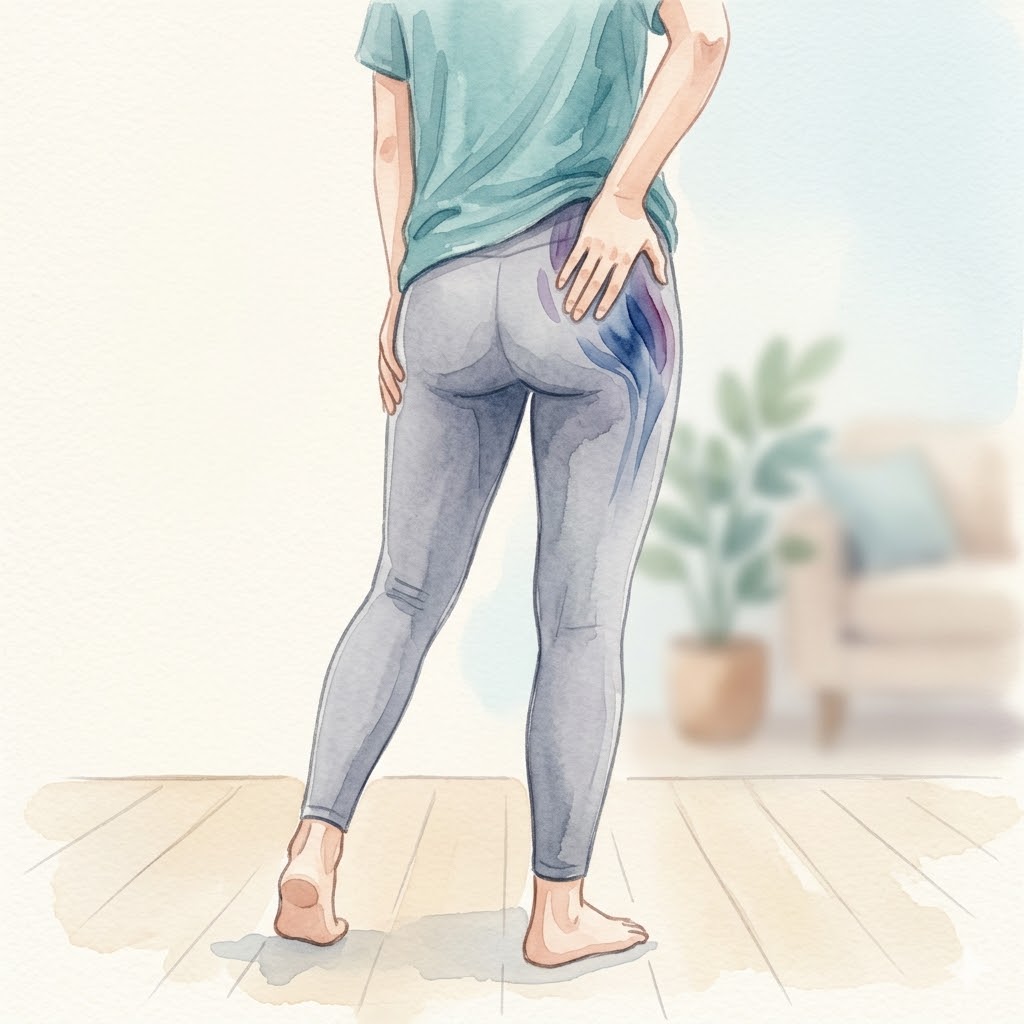 중둔근 통증 스트레칭 뭉침 푸는 방법 5가지