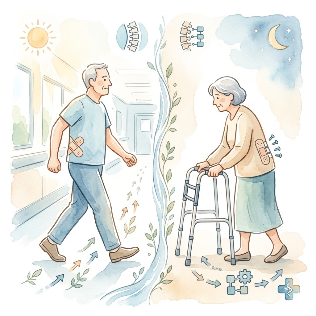 척추 협착증 수술 종류 | 감압술 유합술 차이