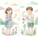 중추성 성조숙증과 말초성 성조숙증 원인 분류 그림