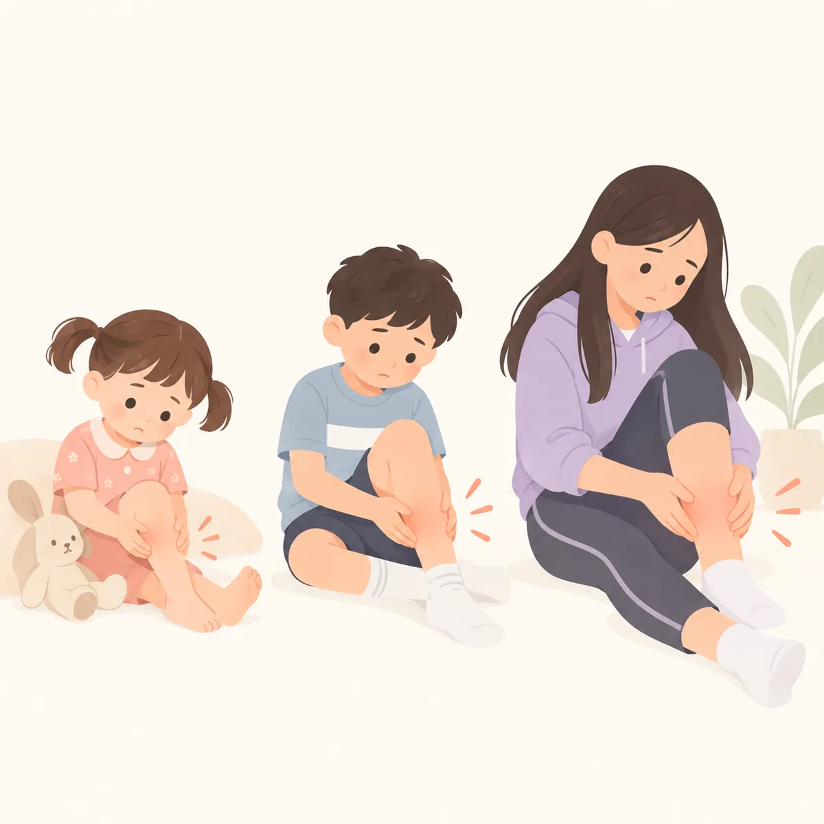 성장통2 아이 연령에 따라 다르게 보이는 성장통