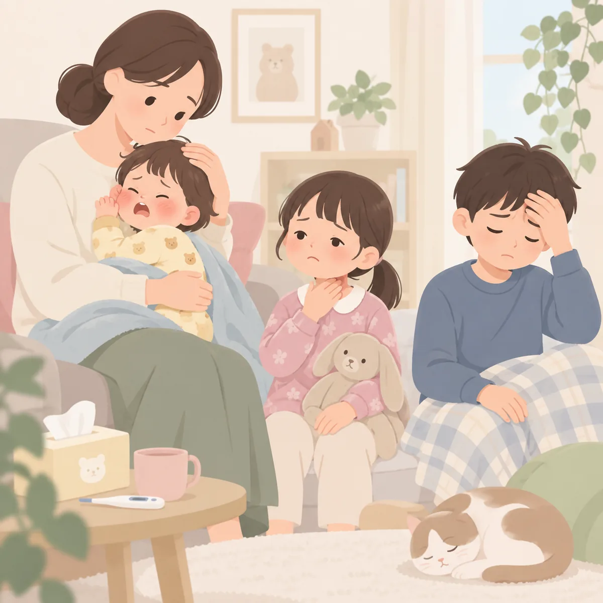 어린이 a형 독감 증상 아이 나이에 따라 증상 표현이 달라지는 이유