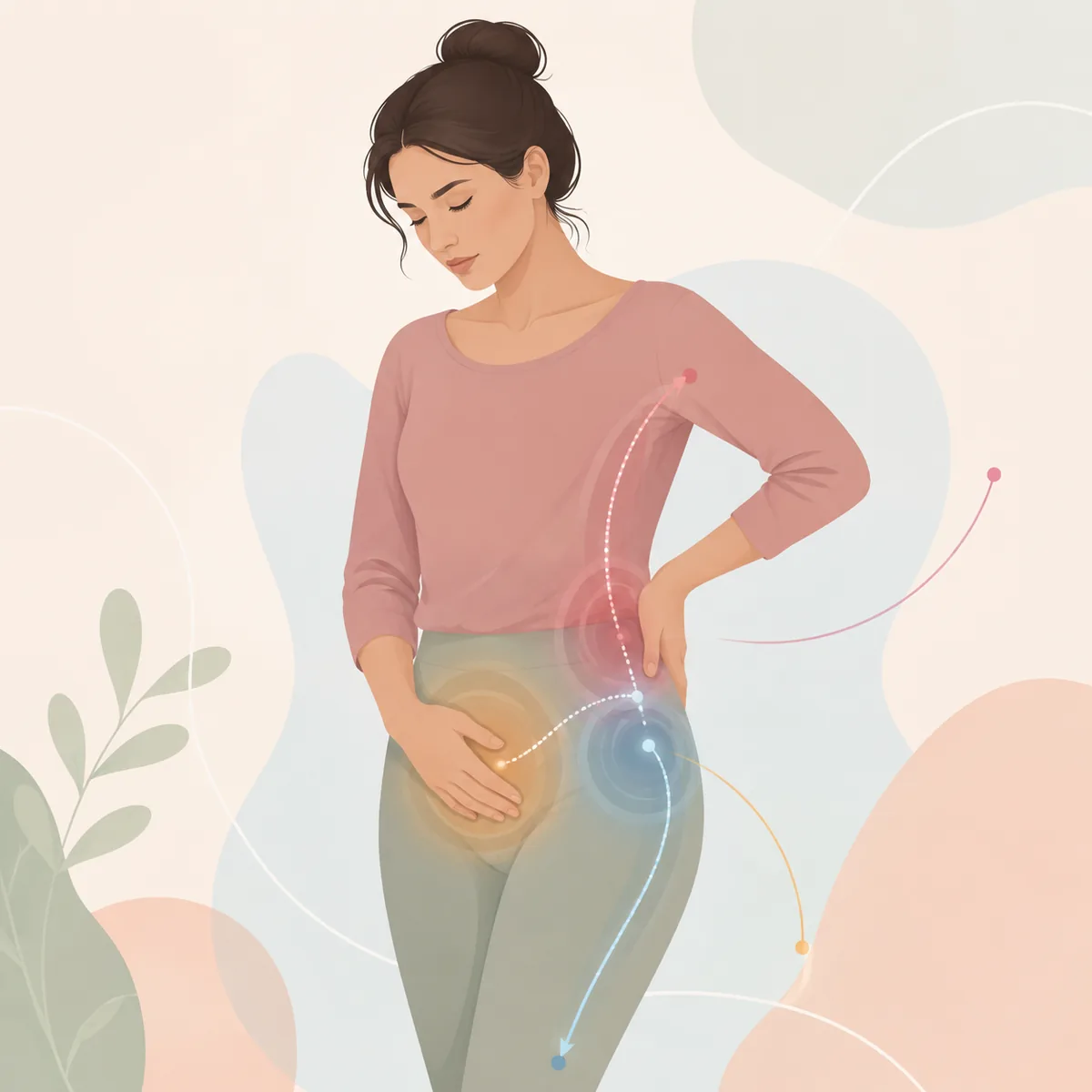 여자 골반 통증 골반 통증이 생기는 흔한 경로