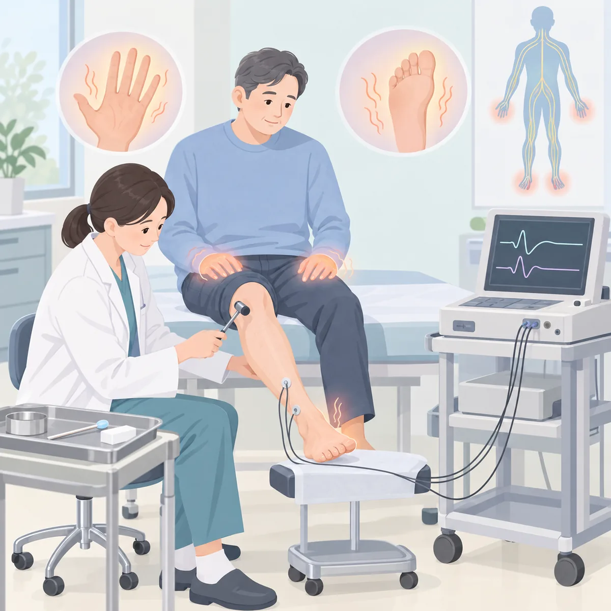 말초신경병증 증상 검사 병원에서 진행되는 검사의 종류와 역할