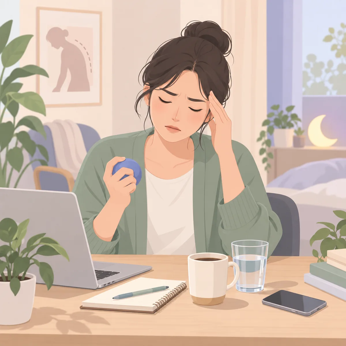 스트레스 볼 스트레스 두통일 때 함께 살펴야 할 생활 요인