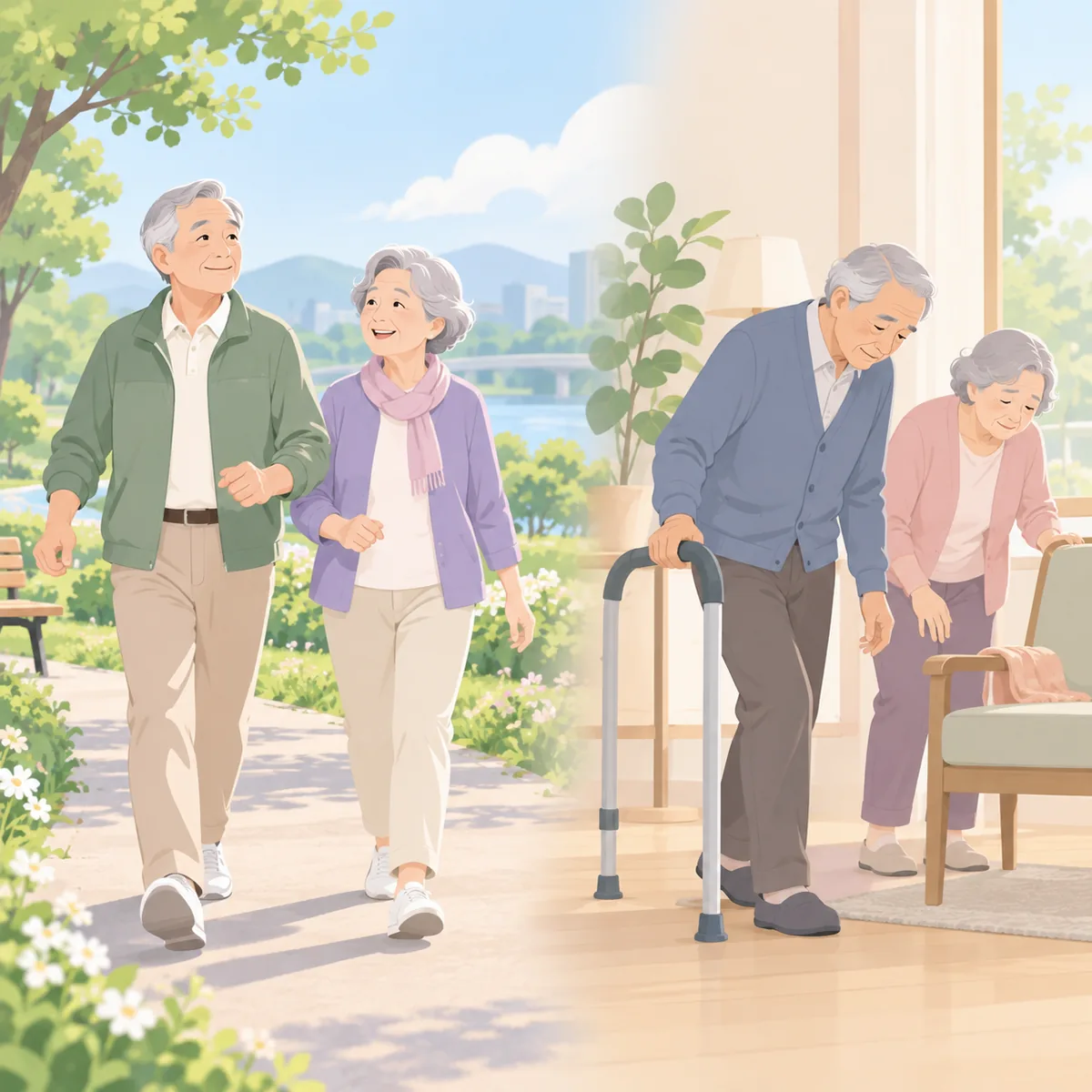 노쇠예방사업 노쇠와 노화는 어떻게 다른가