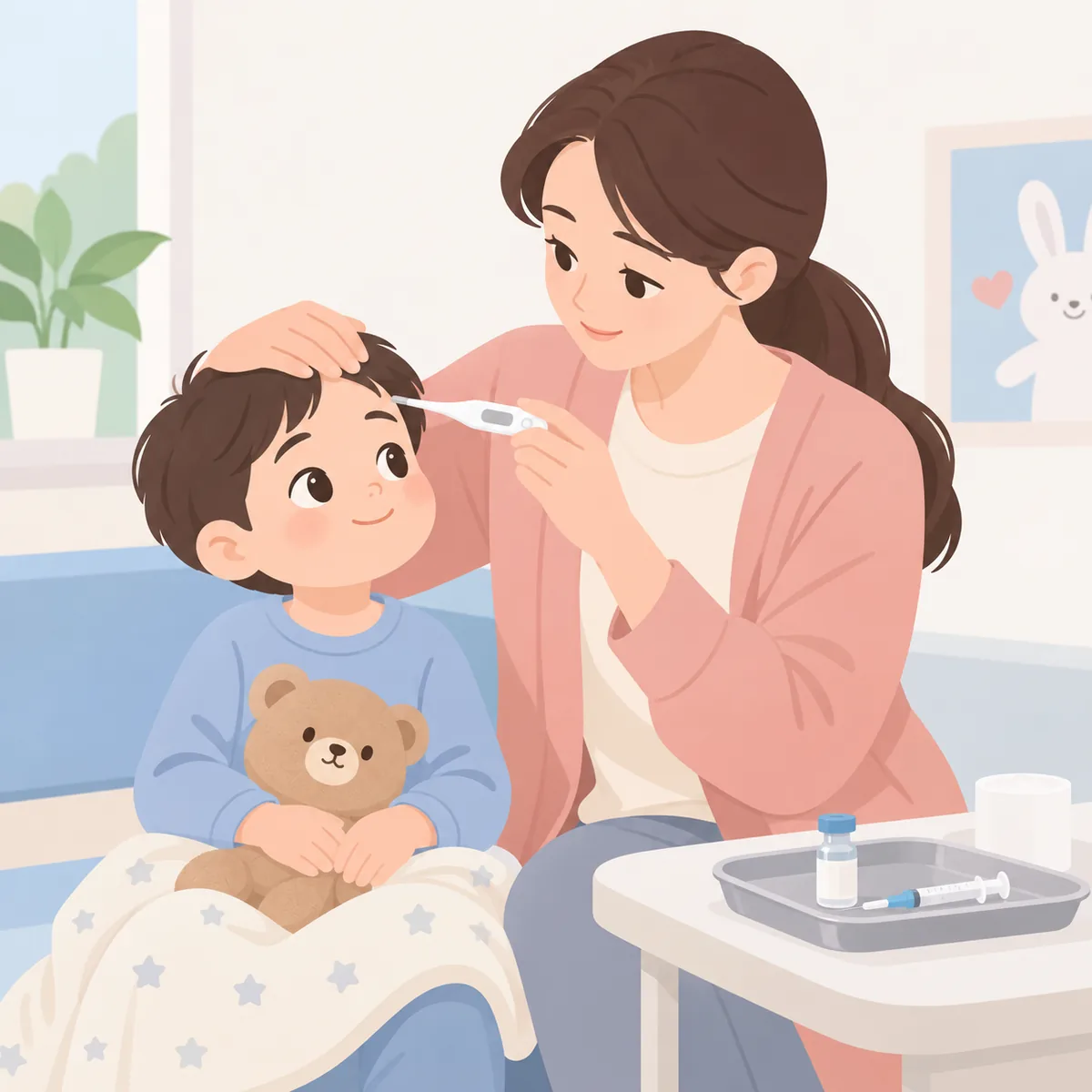 어린이 독감 예방접종 접종 전날과 당일, 아이 컨디션에서 살펴볼 것