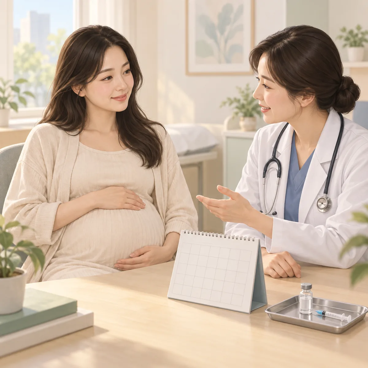 백일해 예방접종 시기 임산부 임신 중 접종 시기를 정하는 기준