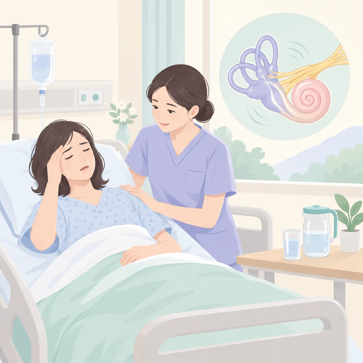 전정신경염 입원 입원 기간에 주로 이뤄지는 처치와 관리