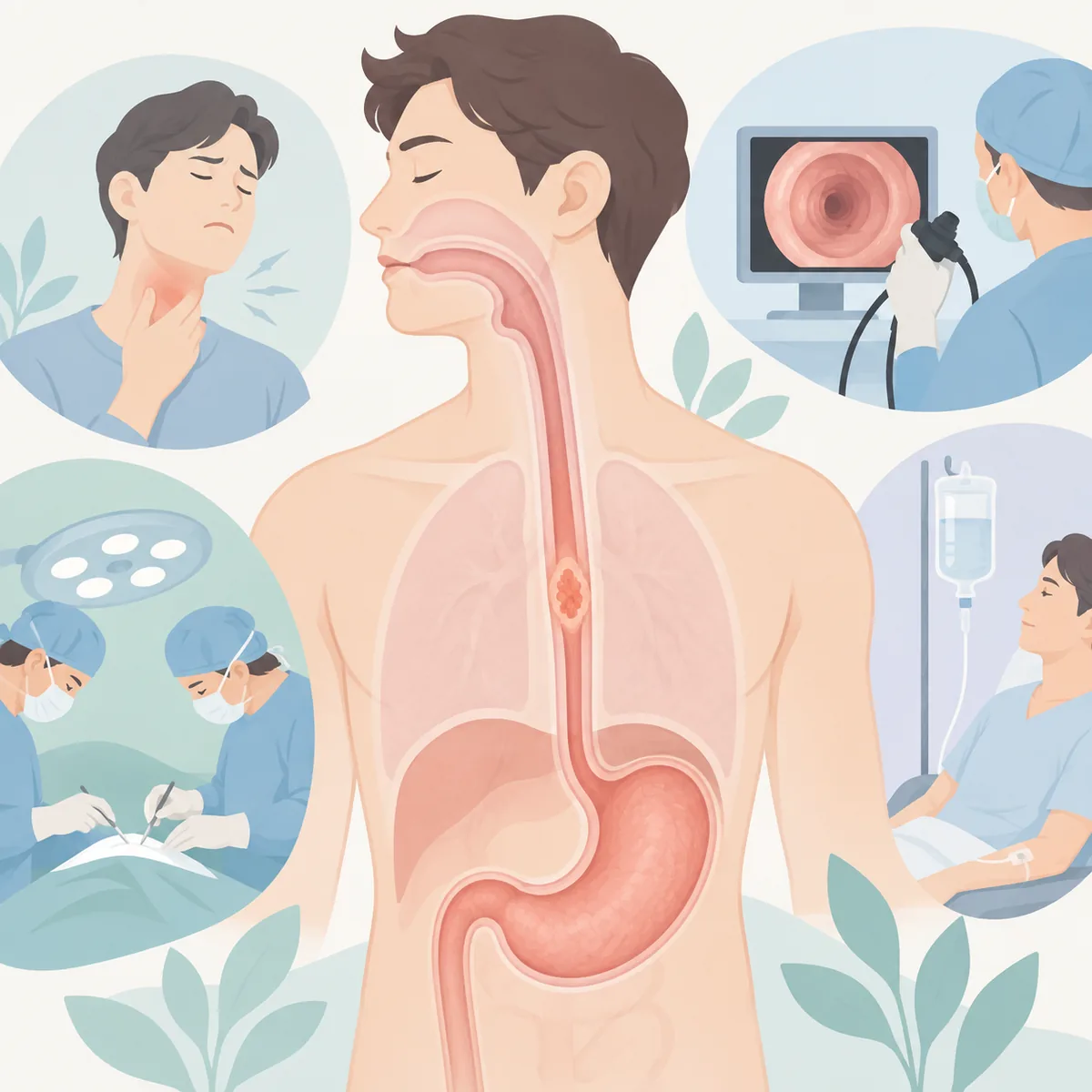 식도암 증상 병기에 따라 달라지는 치료 선택지