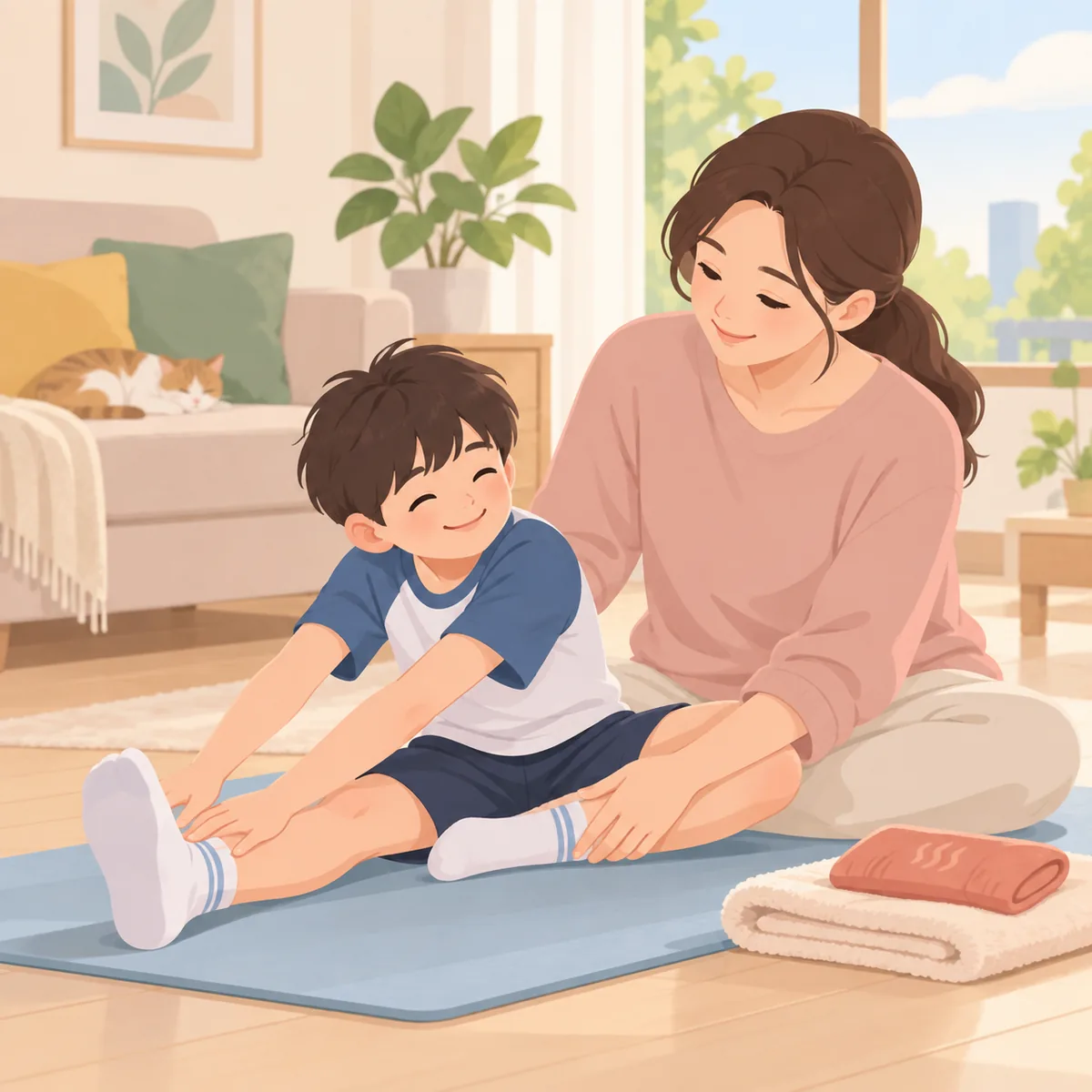성장통 고통 너머의 세계 집에서 통증을 덜어주는 방법과 성장통 스트레칭