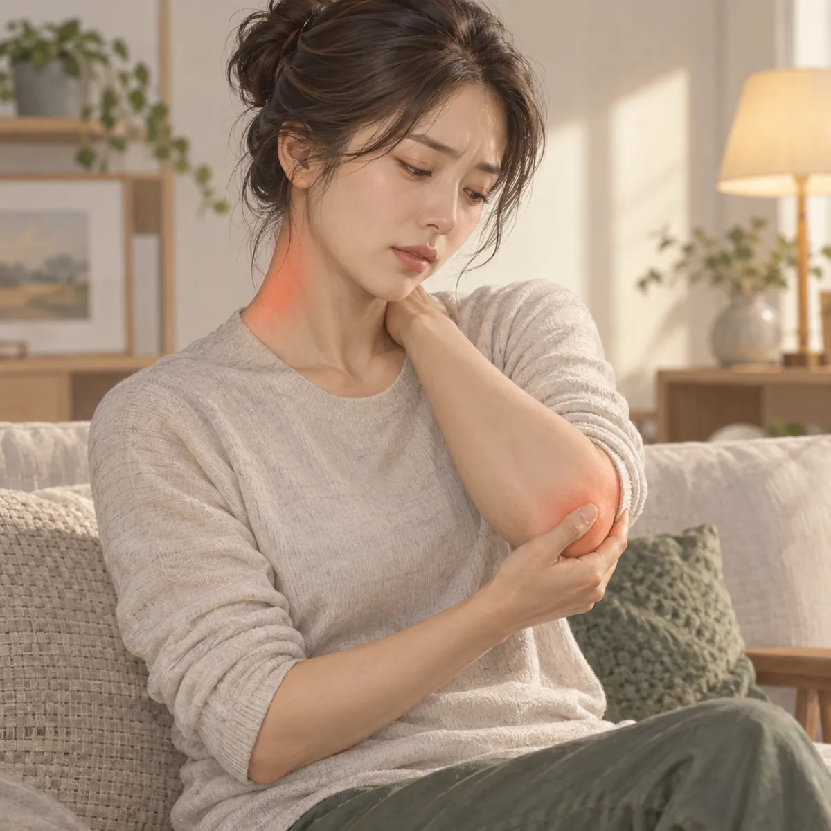 목디스크 팔꿈치 통증 집에서 관찰할 수 있는 통증의 단서