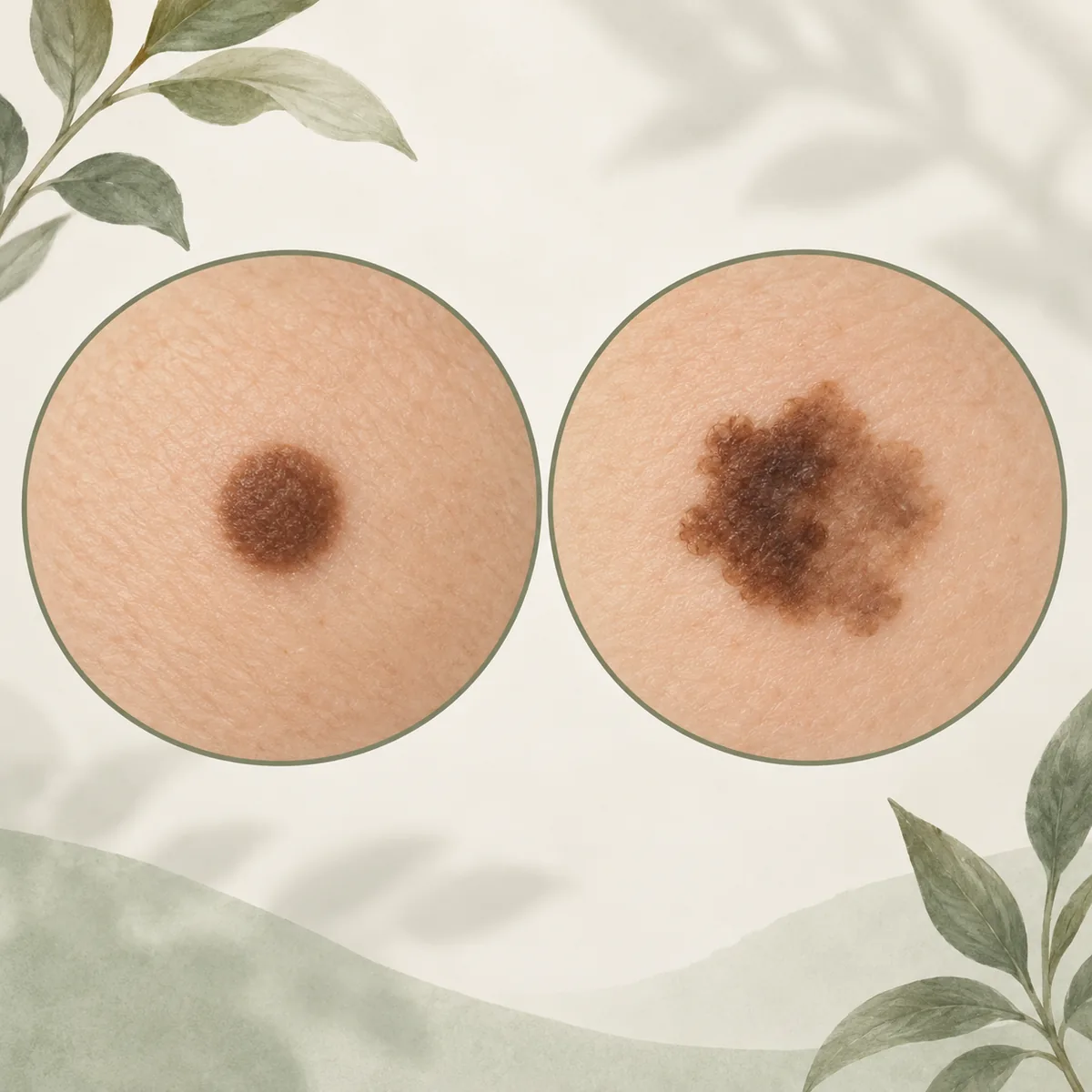 피부암 인지 아는법 모양에서 살펴볼 점: 대칭과 경계