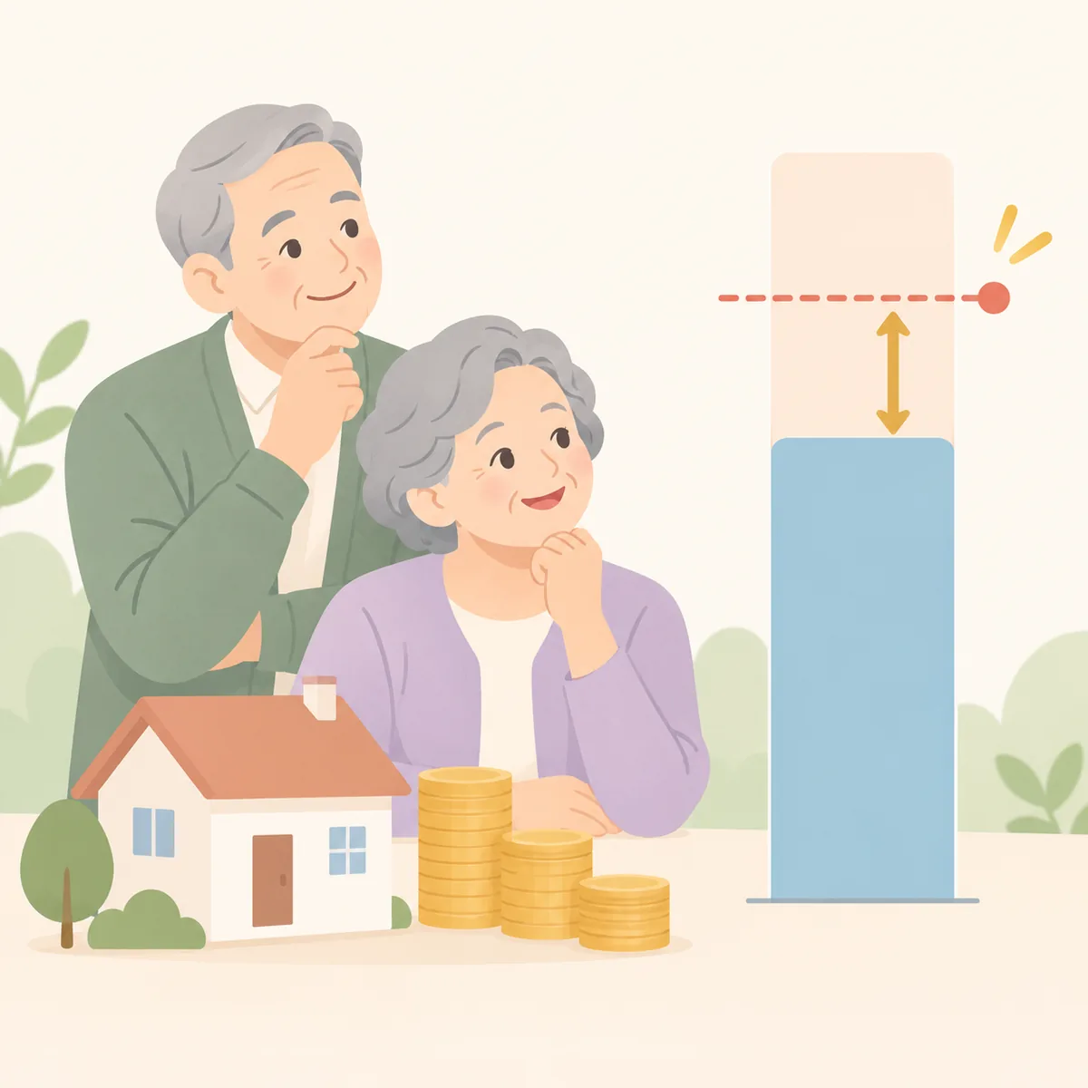 기초연금 기준 두 번째 기준: 소득인정액과 선정기준액의 차이