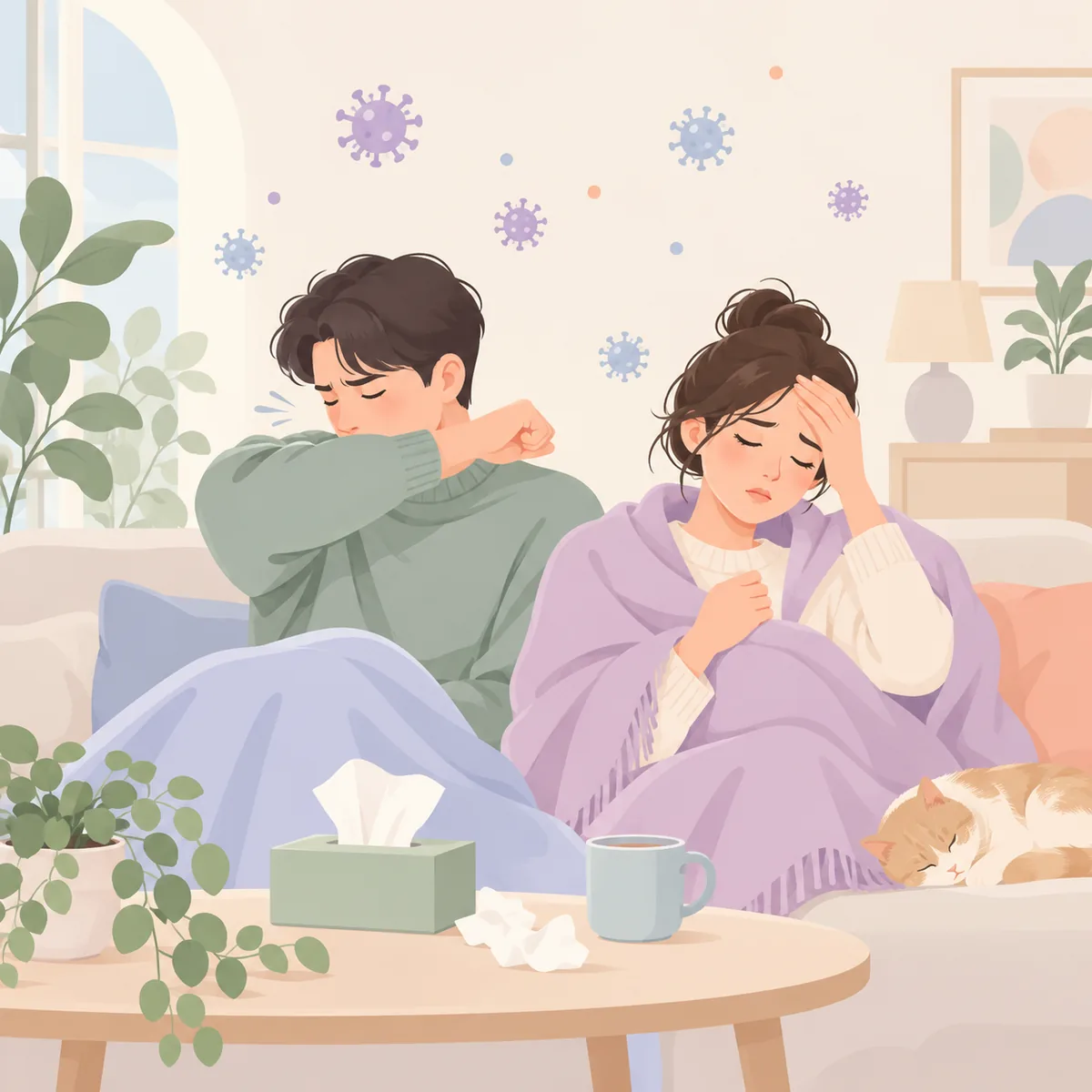 코로나 독감 증상 코로나 독감 차이, 참고해 볼 수 있는 증상 단서