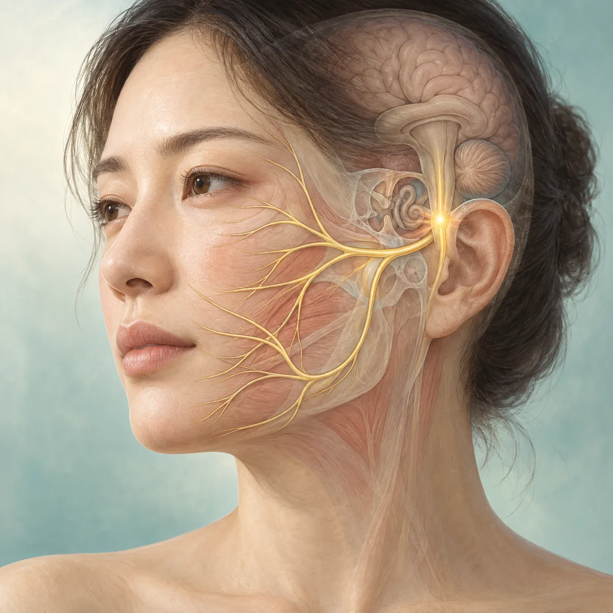 안면마비 원인 얼굴 신경을 따라가면 원인 위치가 보입니다
