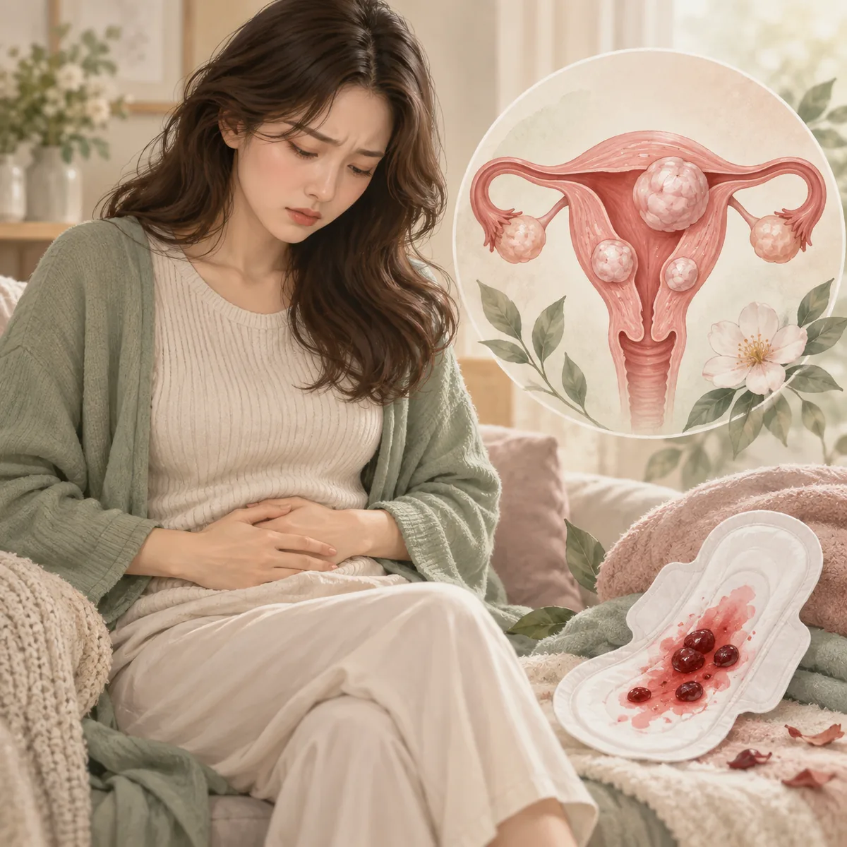 자궁근종 증상 생리에서 먼저 느껄지는 변화
