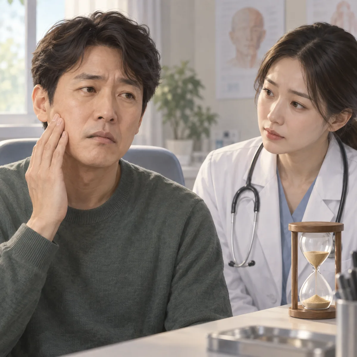 안면마비 전조증상 치료 초기 72시간이 치료 방향을 가르는 이유