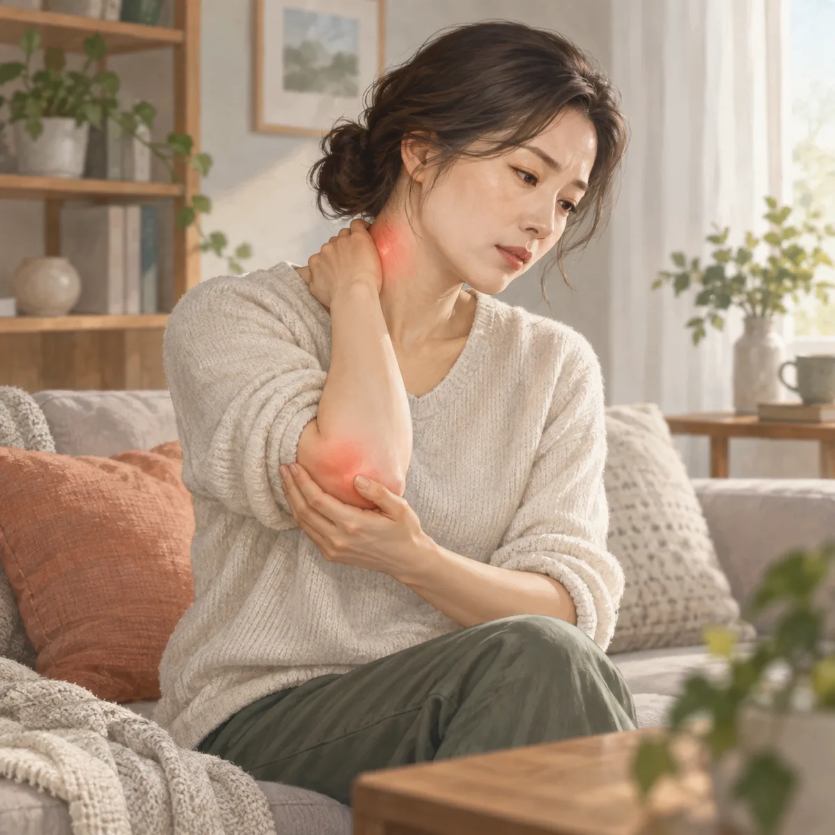 목디스크 팔꿈치 통증 집에서는 확인할 수 없는 것