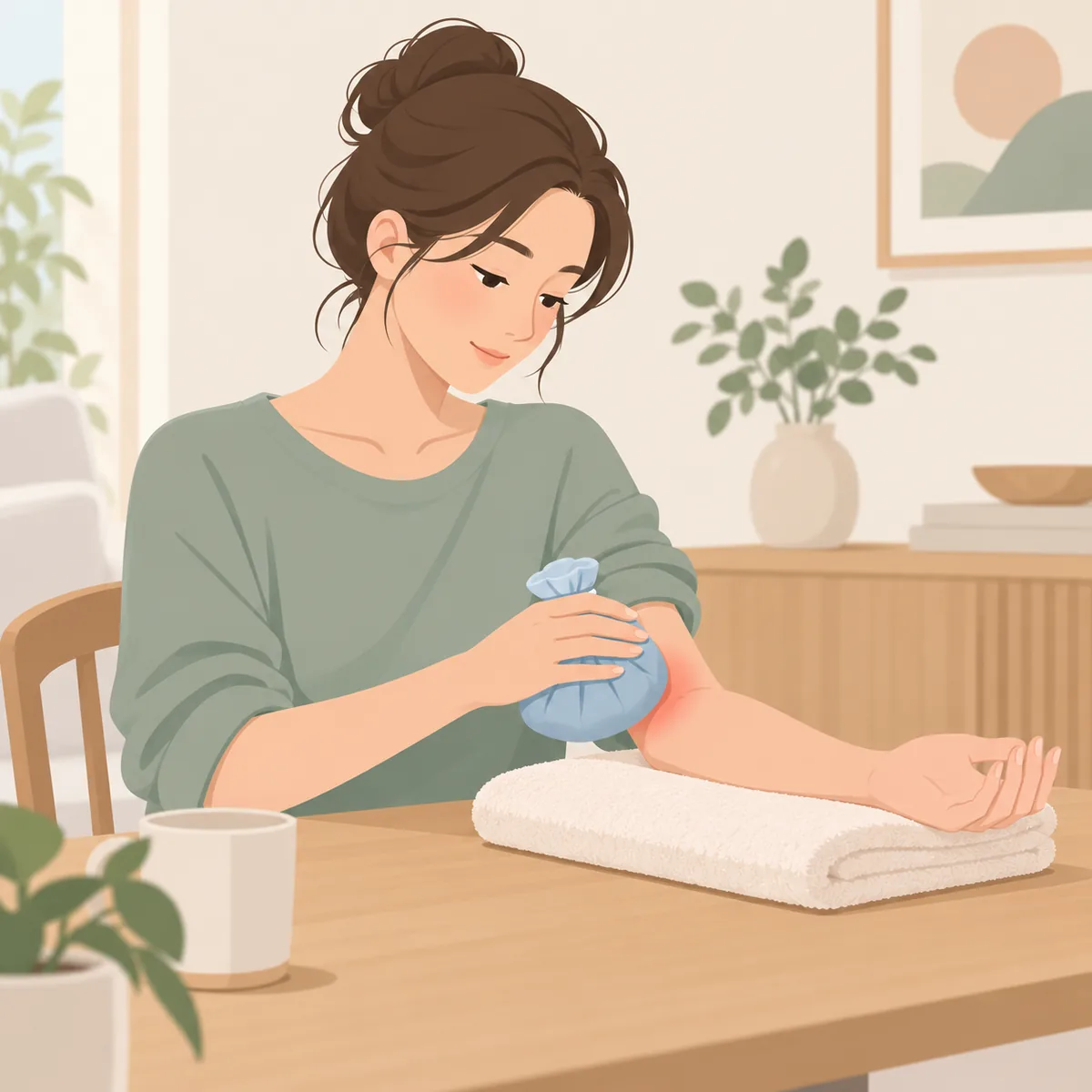 골프 엘보우 통증 집에서 할 수 있는 팔꿈치 관리 방법